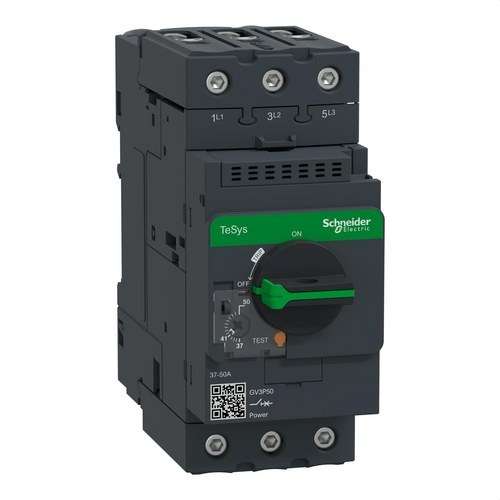 Întrerupător motor magnetotermic GV3 37/50A cu referința GV3P50 de la marca SCHNEIDER ELECTRIC