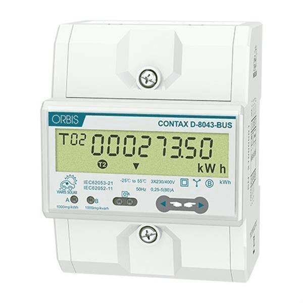 Contor de energie trifazat până la 80 A Orbis CONTAX D-8043 cu referința OB709900 de la marca ORBIS