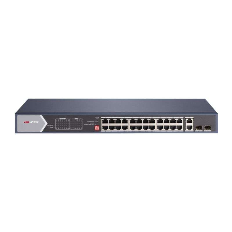 Switch Hikvision Gigabit PoE cu 24 porturi DS-3E0528HP-E cu referința DS-3E0528HP-E de la marca HIKVISION