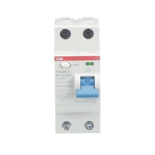 Diferențial 2P 40A Clasă AC 300mA cu referința 2CSF202001R3400 de la marca ABB