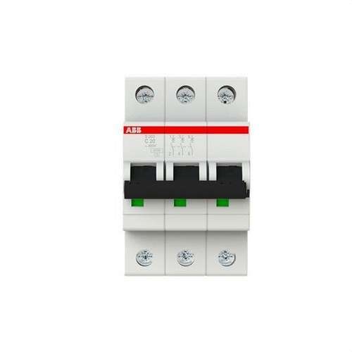 Întrerupător automat S203-C20 3P 20A Curba C 10kA cu referința 2CDS253001R0204 de la marca ABB
