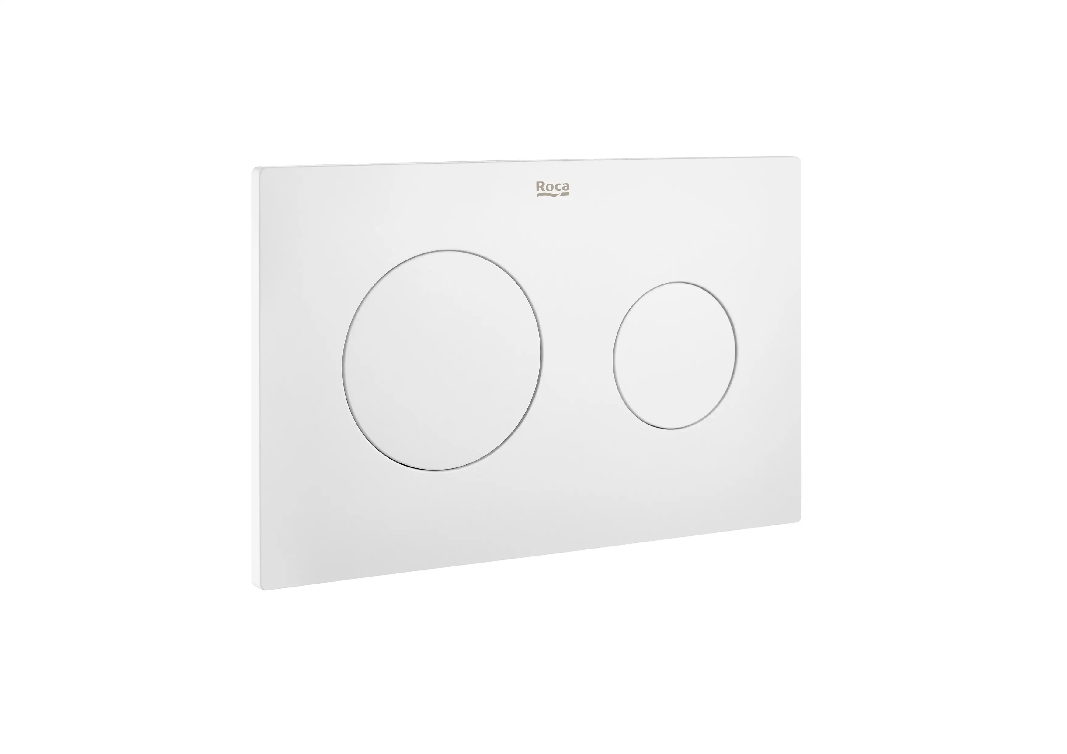 Placă de acționare cu descărcare PL10 Dual - Alb mat cu referința A890189207 de la marca ROCA