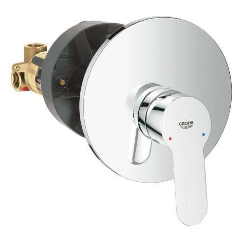 Baterie de duș încastrată 1/2" Grohe BauEdge crom cu referința 29078000 de la marca GROHE