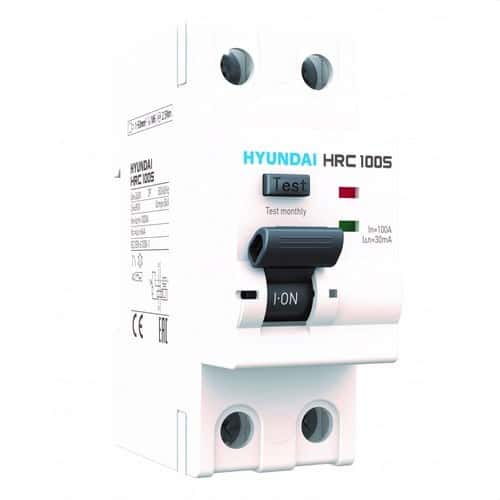 Întrerupător automat STD 4P, 63A, 30mA Curba A cu referința HRC63S-F4PG4063 de la marca HYUNDAI