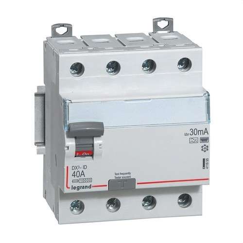 Diferențial DX3 4P 40A 30mA Clasa HPI cu referința 411695 de la marca LEGRAND