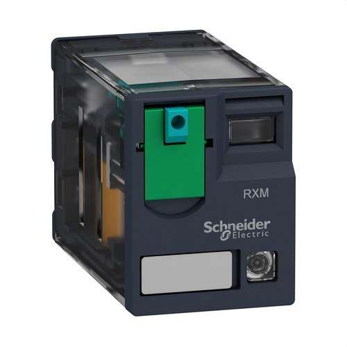 Releu miniatură plug-in Zelio Relay 6A 4PDT LED 24 V CC cu referința RXM4AB2BD de la marca SCHNEIDER ELECTRIC