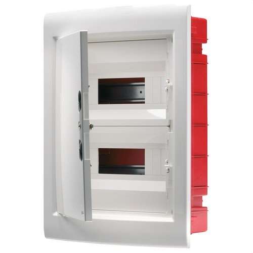 Tablou de distribuție încastrat cu ușă opacă 36 module (18x2) cu referința GW40889 de la marca GEWISS