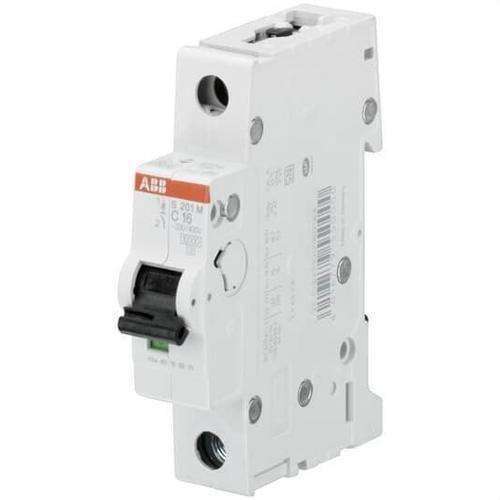 Întrerupător automat S201M-C0,5 1P 0,5A Curbă C 15kA cu referința 2CDS271001R0984 de la marca ABB