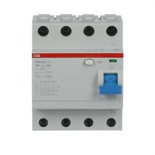 Diferențial 4P 63A Clasa AC 300mA cu referința 2CSF204001R3630 de la marca ABB