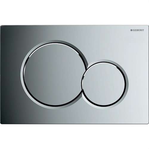 Buton dublu de descărcare SIGMA01 cromat lucios cu referința 115.770.21.5 de la marca GEBERIT