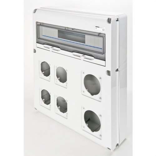 Tablou Q-DIN20 2BA.63A + 4BA.16/32A IP65 cu referința GW68021N de la marca GEWISS