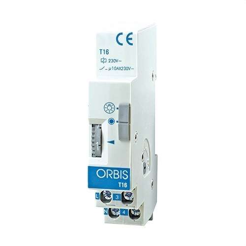 Mecanism de ceas modular T-16 230V RAIL DIN 45 secunde la 7 minute cu referința OB060131 de la marca ORBIS
