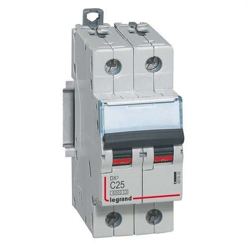 Întrerupător automată DX3 2P 25A Curba C 6/10kA cu referința 407802 de la marca LEGRAND