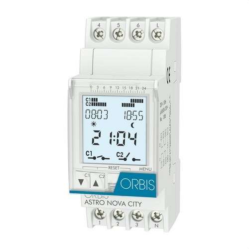 Comutator orar astronomic ASTRO NOVA CITY 230V cu referința OB178012 de la marca ORBIS