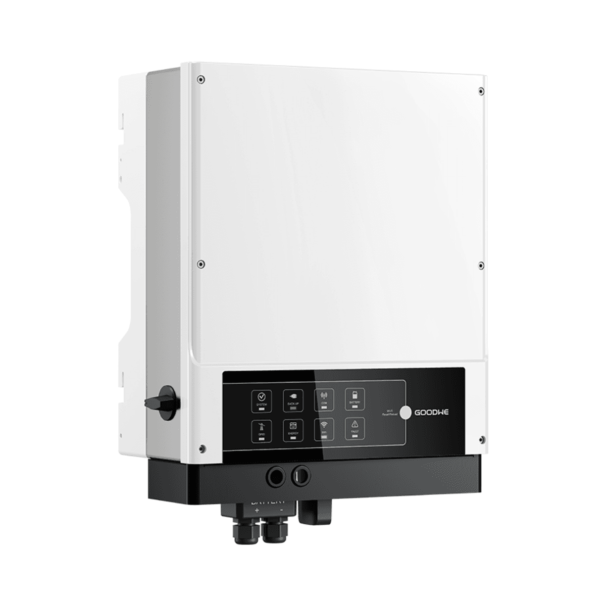 Invertor solar hibrid monofazat 3,6 kW 2 MPPT GoodWe GW3648-EM cu referința GW3648-EM de la marca GOODWE