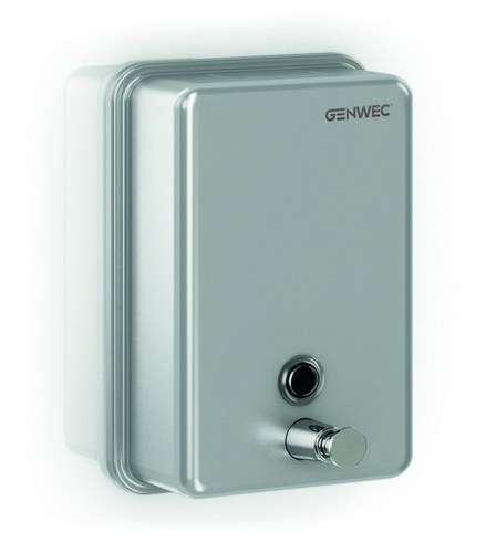 Dozator vertical pentru săpun 1100ml inox 304 satinat cu referința GW04 01 04 01 de la marca GENWEC