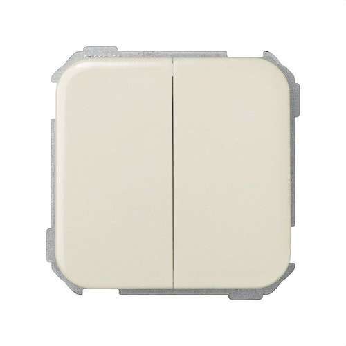 Grup de 2 comutatoare cu sistem de conectare rapidă fildeș Simon 31 cu referința 31397-31 de la marca SIMON