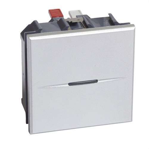 Buton axial iluminabil de 2 module Tech Axolute cu referința HC4005M2AN de la marca BTICINO