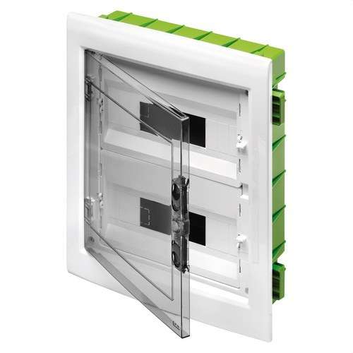 Tablou de distribuție încastrat cu ușă fumurie 32 module (18x2) cu referința GW40609PM de la marca GEWISS