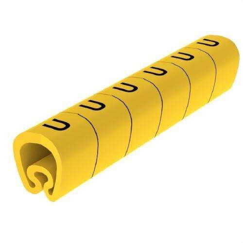 Semnalizatoare pre-tăiate galbene Ø18 PVC plastificate cu referința 1813-U de la marca UNEX