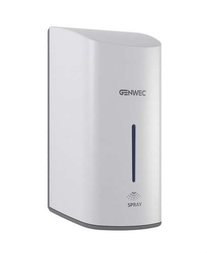 Distribuitor automat de dezinfectant de mâini spray ABS alb cu referința GW04 15 01 00 de la marca GENWEC