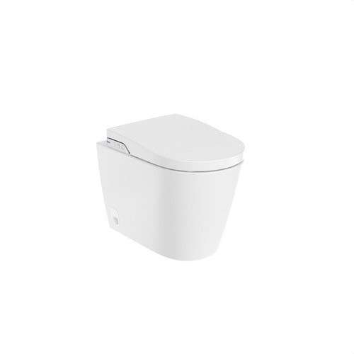 Toaletă inteligentă montată pe perete cu rezervor integrat Roca In-Wash® Inspira Rimless cu referința A803095001 de la marca ROCA