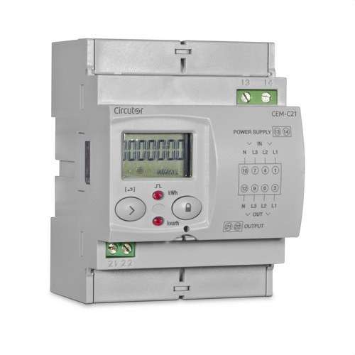 Contor de energie trifazat direct Circutor CEM-C21-T1 cu referința Q22411. de la marca CIRCUTOR