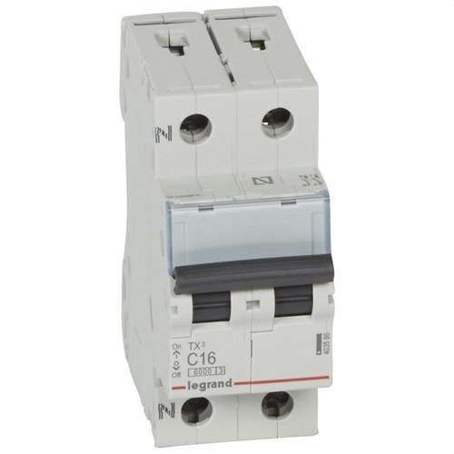 Disjunctor TX3 P+N 16A Curba C Curba C 6kA cu referința 403586 de la marca LEGRAND