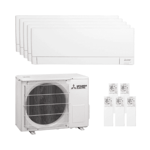 Aer condiționat 5x1 cu wifi Mitsubishi MSZ-AY 2,5 kW (3) + 3,5 kW (2) cu referința MXZMSZAY-2525253535-102 de la marca MITSUBISHI