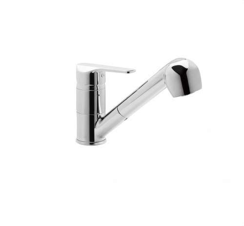 Robinet de bucătărie monocomandă cu duș extractibil K8 crom cu referința 61205 28 45 66 de la marca GENEBRE