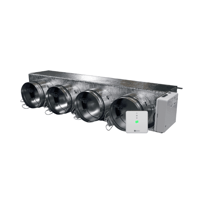 Plenum motorizat Airzone Easyzone 25 Wi-Fi Medium AZC25DAIBS07M4 pentru Daikin – 4 ieșiri Ø200 mm (capacitate medie) cu referința AZC25DAIBS07M4 de la marca AIRZONE