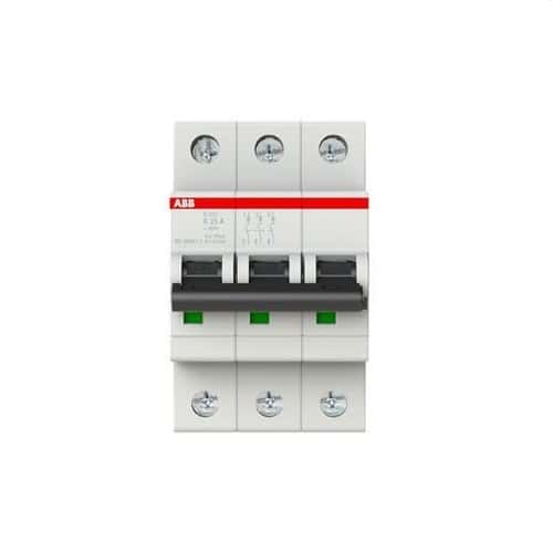 Întrerupător automat S203-K25 3P 25A Curbă K 10kA cu referința 2CDS253001R0517 de la marca ABB
