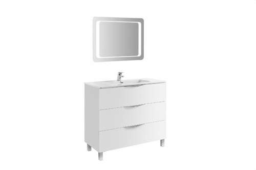 Dulap cu trei sertare Agata alb 100cm cu referința 7930501 de la marca GALA