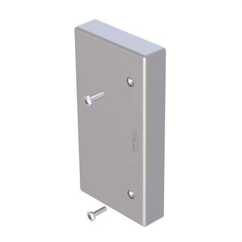 Capăt final culoare aluminiu 50X100 U24X cu referința 93371-03 de la marca UNEX