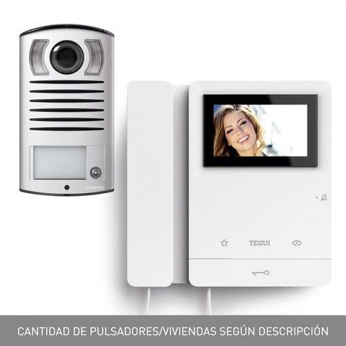 Kit videointerfon pentru 1 locuință Tegui Linea 2000 cu monitor Seria 8 cu referința 378121 de la marca TEGUI