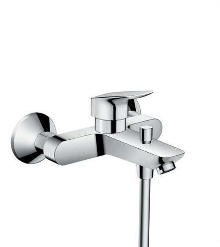 Baterie monocomandă pentru duș și cadă Logis cromată cu referința 71400000 de la marca HANSGROHE