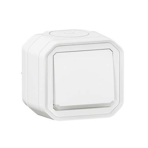 Buton NA luminos monobloc de suprafață alb Plexo cu referința 069762L de la marca LEGRAND