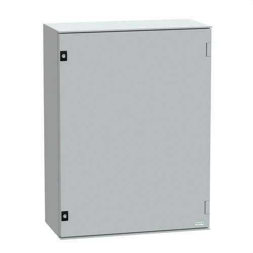 Dulap de perete din oțel cu ușă opacă fără placă de montare 847x636x300 PanelSeT CRN cu referința NSYPLM86G de la marca SCHNEIDER ELECTRIC