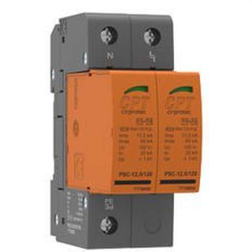 Protector împotriva supratensiunilor tranzitorii PSC2-230 TNS 2P 12,5kA 2 module detașabil cu referința 77738255 de la marca CIRPROTEC