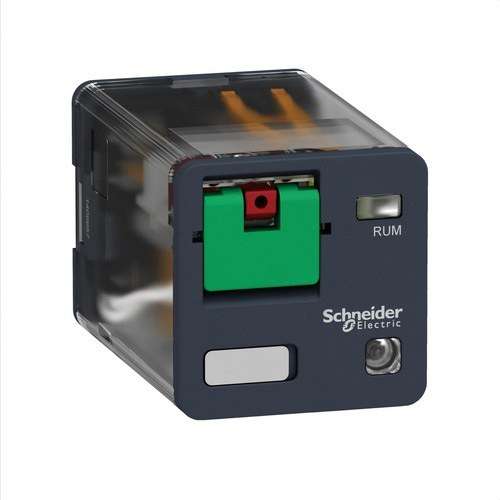Relé 3 C/O 10A + Buton test + LED 24V AC cu referința RUMC32B7 de la marca SCHNEIDER ELECTRIC