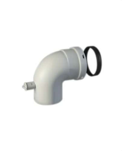 Cot cotitură coș de fum diametru 80 polipropilenă masculin-feminin polipropilenă cu referința 8-90TM5 de la marca FIG