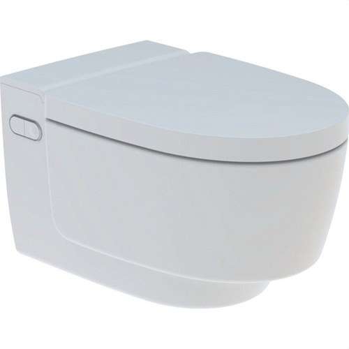 Toaletă suspendată cu bideu Geberit AquaClean Mera Comfort alb cu referința 146.212.11.1 de la marca GEBERIT