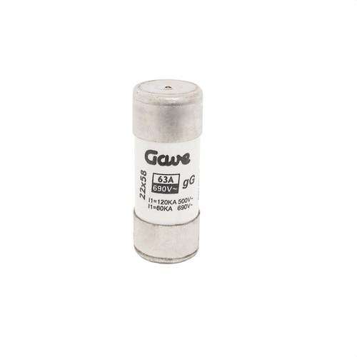 Siguranță cilindrică 100 A GG T2 cu indicator de fuziune cu referința 32F100GLIF de la marca GAVE