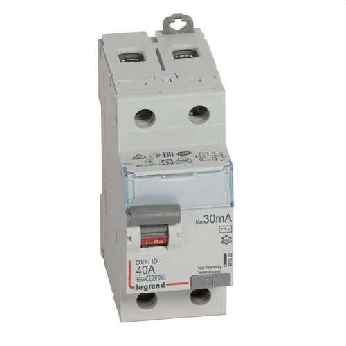 Diferențial DX3 2P 40A 30mA Clasă AC cu referința 411505 de la marca LEGRAND