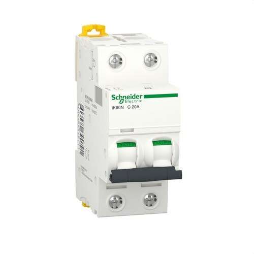 Întrerupător automat IK60N 2P 20A Curba C Curba C 6kA cu referința A9K17220 de la marca SCHNEIDER ELECTRIC
