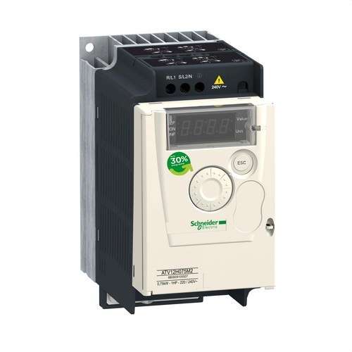 Convertizor de frecvență ALTIVAR-12 0,75KW 240V 1PH cu referința ATV12H075M2 de la marca SCHNEIDER ELECTRIC