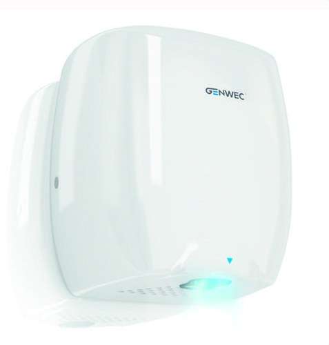 Uscător de mâini cu senzor electronic E-flow aluminiu alb 220-240V cu referința GW01 12 02 00 de la marca GENWEC