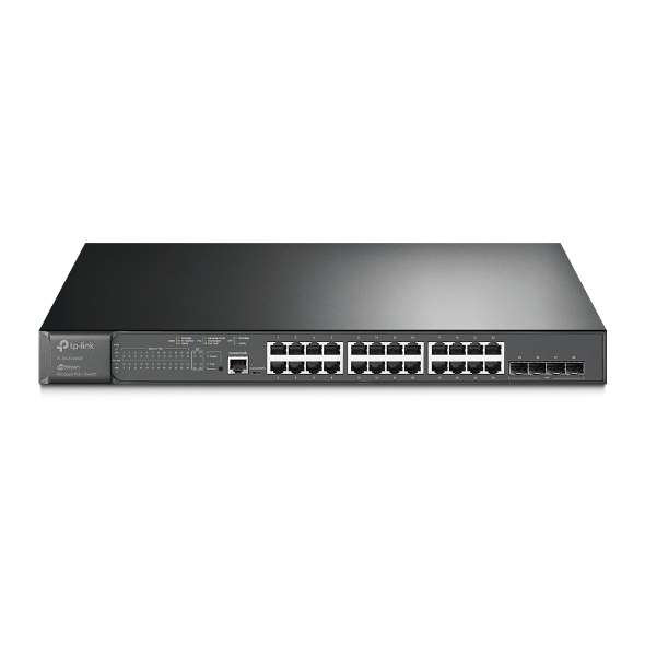 Switch administrat JetStream cu 28 de porturi Gigabit L2 cu PoE+ pe 24 de porturi cu referința TL-SG3428MP de la marca TP-LINK