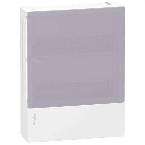 Cutie de distribuție de suprafață MINI PRAGMA 24 module ușă fumurie cu referința MIP10212T de la marca SCHNEIDER ELECTRIC