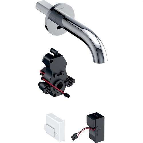 Robinet de perete electronic pentru lavoar Geberit Piave alimentare rețea crom cu referința 116.281.21.1 de la marca GEBERIT